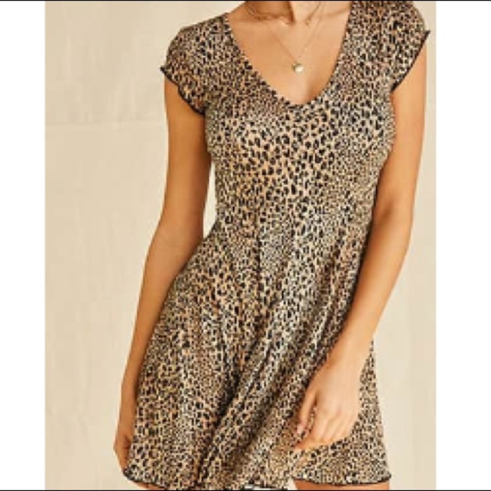 Leopard print Swing dress